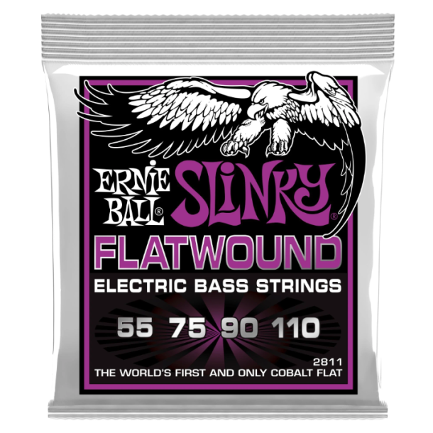 Ernie Ball 2811 Flatwound Cobalt Power Slinky Bass